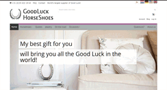 Desktop Screenshot of goodluckhorseshoes.com